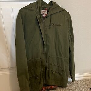 Arizona Jean Company Olive Utility Jacket